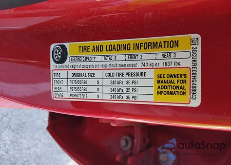 2017 Chevrolet Silverado 1500 2Lt из США, поврежденный, VIN 3GCUKREC0HG488943